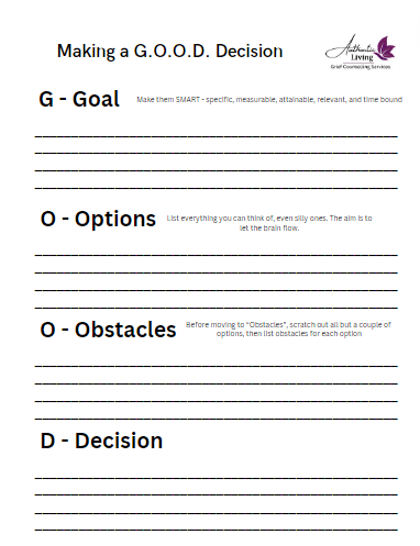 making-good-decisions-self-soothing-decorative-image-Psychotherapist-Grief Counsellor- Counselling-authentic-living-london-grief-therapy