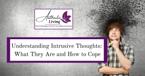 Understanding Intrusive Thoughts: What They Are and How to Cope, Man thinking, Authentic Living London, Blog Photo, Grief Therapy,